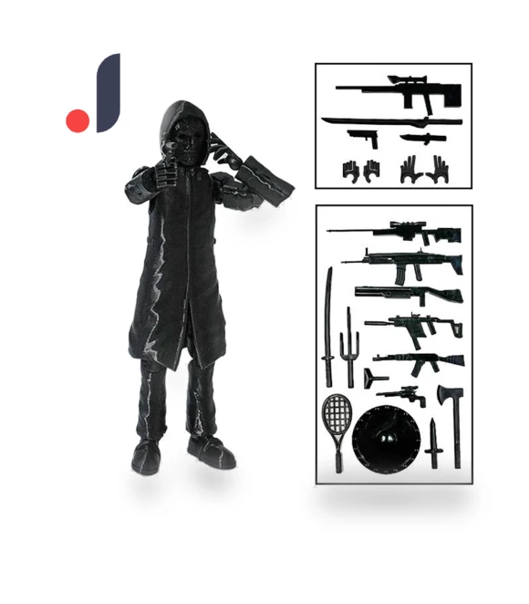 3D Printed Titan Robot Mobile Doll Set — Collectible Statues, Vegetables