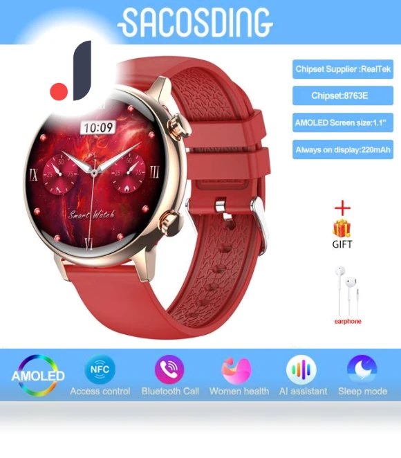 Amoled Smart Watch — Smartwatches, Tiktop2