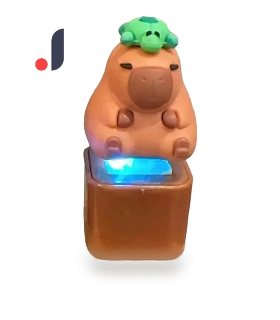 Capybara Fidget Keychain Keyboard — Stress Relievers, Schoolyard