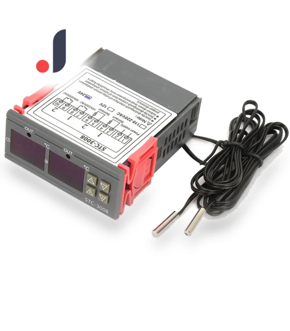 Dual Display Dual Sensor NTC Digital Temperature Thermostat Controller — Climate Control Devices, Neoglint