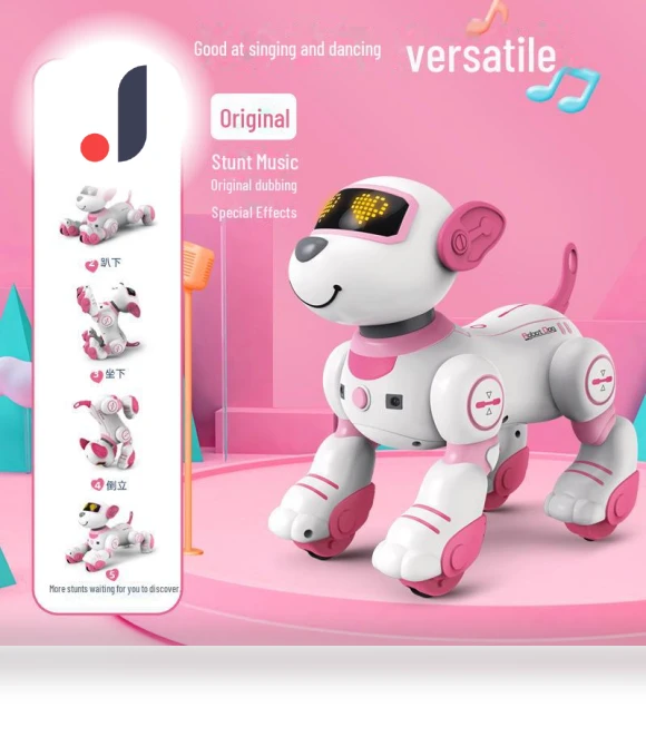 Interactive Singing and Dancing Robot Dog Toy — Interactive Animal Companions, StrideBox
