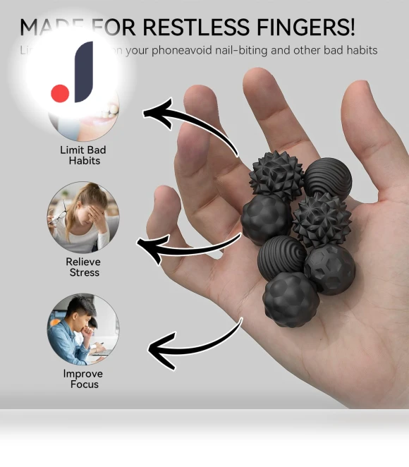Silicone Magnetic Decompression Ball — Baby Balls & Playtime Essentials, Yoling
