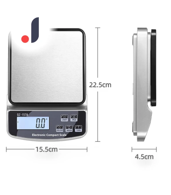 Smart Kitchen Scale with Calibration — Precision Weighing Solutions, DC-HOME Textile
