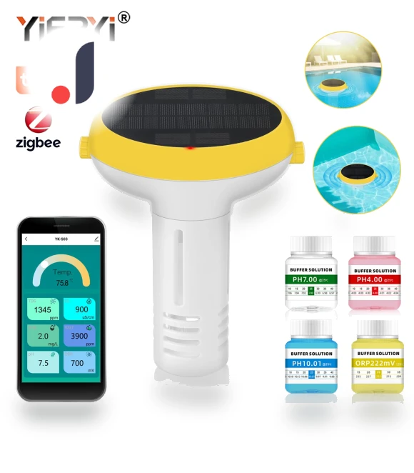 Smart Pool Chlorine Monitor — pH Testers, yieryi