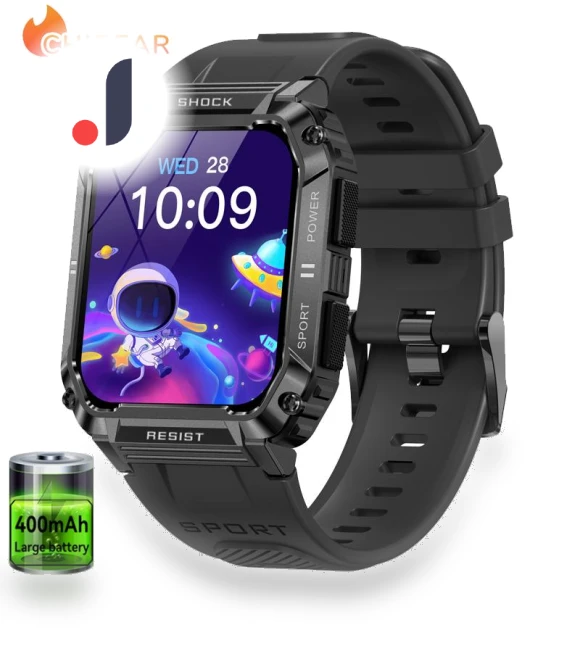 Waterproof Men's Smartwatch for Outdoor Activities — Smartwatches, Tiktop2