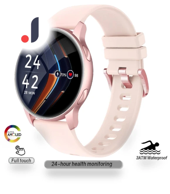 Waterproof Smartwatch with Always-On AMOLED Display — Smartwatches, Tiktop2
