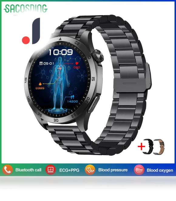 AMOLED Smartwatch with Health Monitoring — Smartwatches, SACOSDING