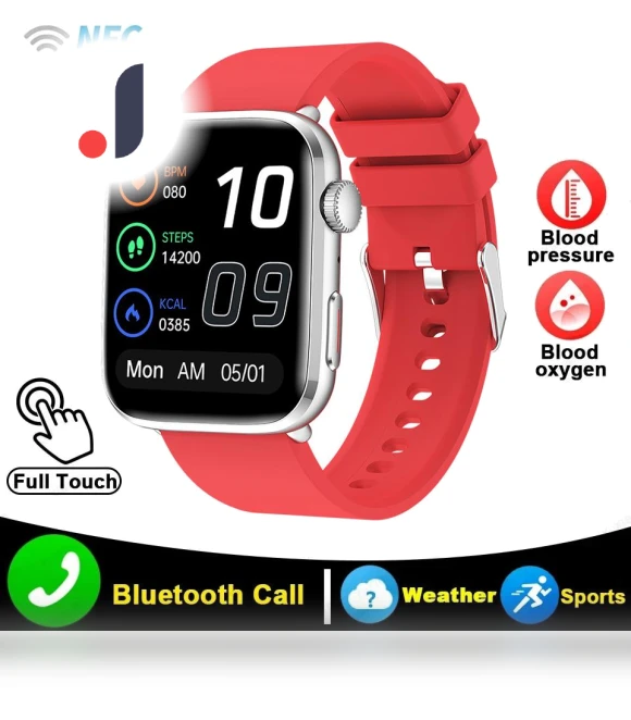 Bluetooth Call Fitness Tracker — Smartwatches, SACOSDING