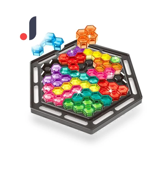 Hexagonal Stacking Game Set — Stacking Games, HOMAVA
