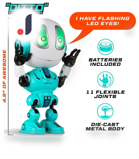 Mini Smart Talking Robot Toy — Interactive Animal Companions, Global Toy