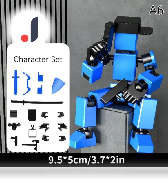 Multi-jointed Movable Transformer Robot — Dolls & Figures, AccessoriesIN