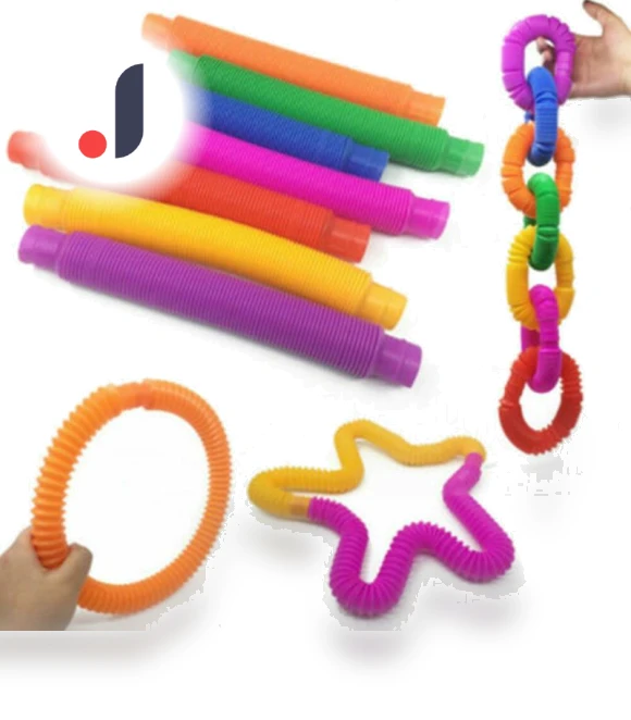 Plastic Bellows Tubes for Autism — Bath Time Fun, party
