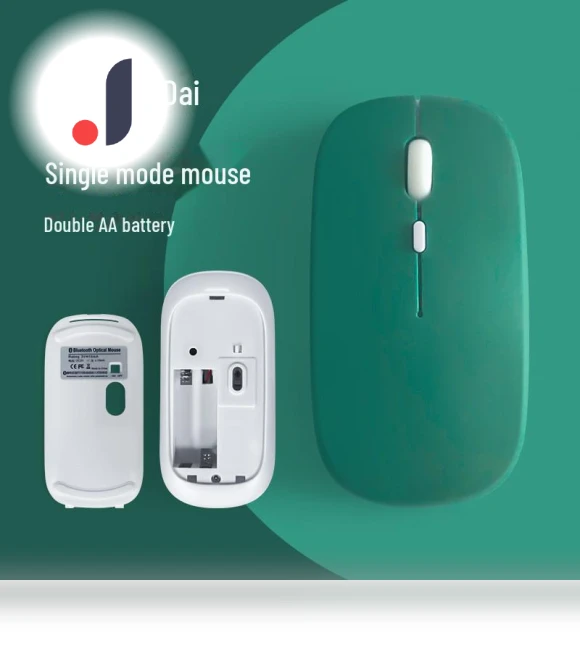 Silent Bluetooth Mouse with Dual Batteries — Keyboards, Smarter than future