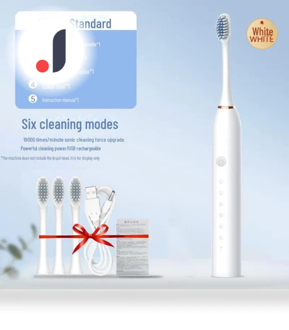 Smart Rechargeable Electric Toothbrush — Ultrasonic, Perfect choice for your home