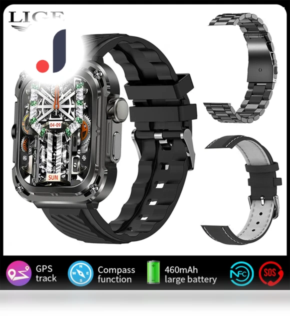 Smart Watch with GPS Tracker — Wearable Accessories, LIGE