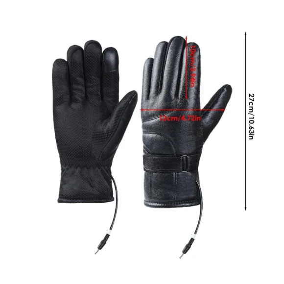 Waterproof Heated Motorcycle Gloves with Touchscreen — Heated Gloves, Freedom Outdoors