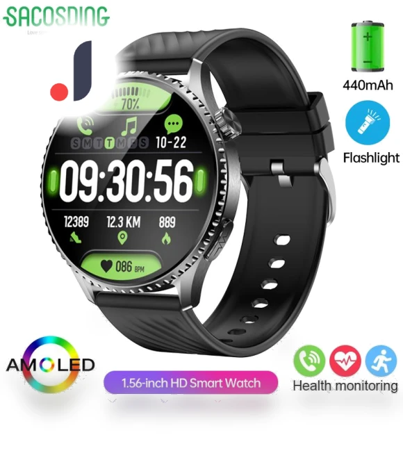 ECG Smart Watch — Wearable Accessories, SACOSDING