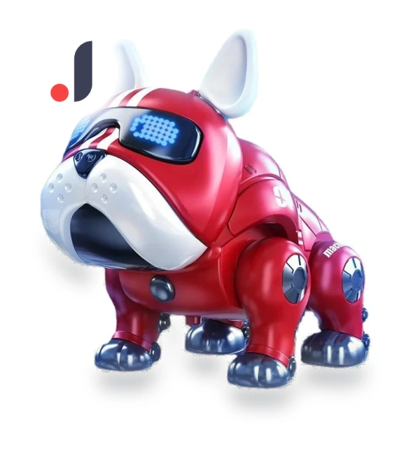 Musical Robot Dog Toy with Movable Head and Limbs — Interactive Animal Companions, HOME-Auto-001