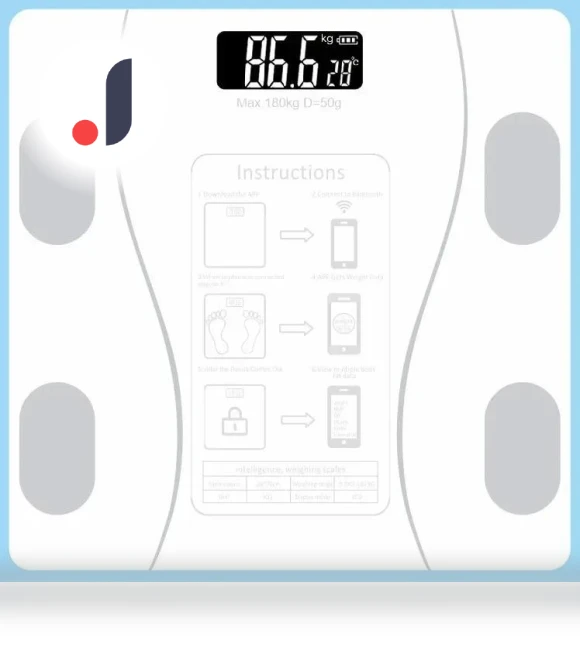 Smart Bluetooth Body Fat Scale — Body Composition Analysis, Home Furnishing Department Mall