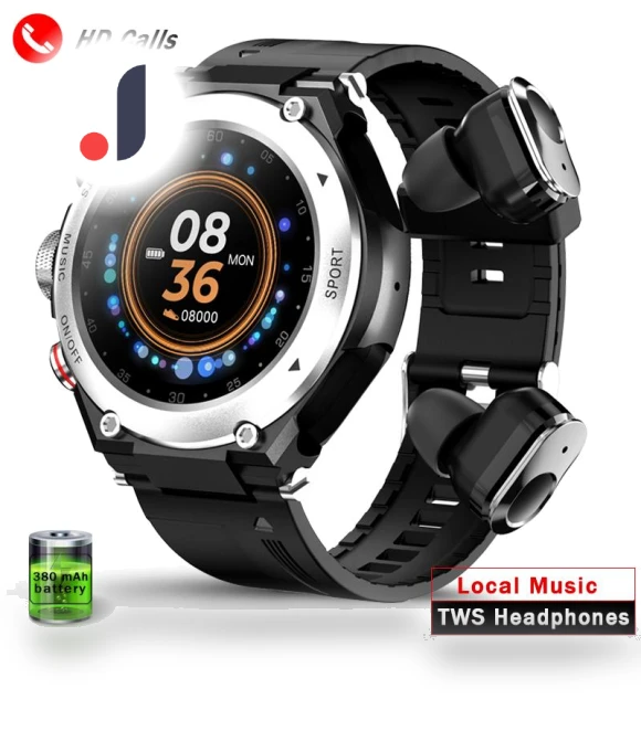Smart Watch 2 in 1 Wireless Headset — Smartwatches, Tiktop2