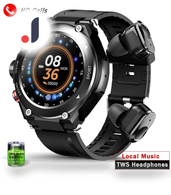 Smart Watch 2 in 1 Wireless Headset — Smartwatches, Tiktop2