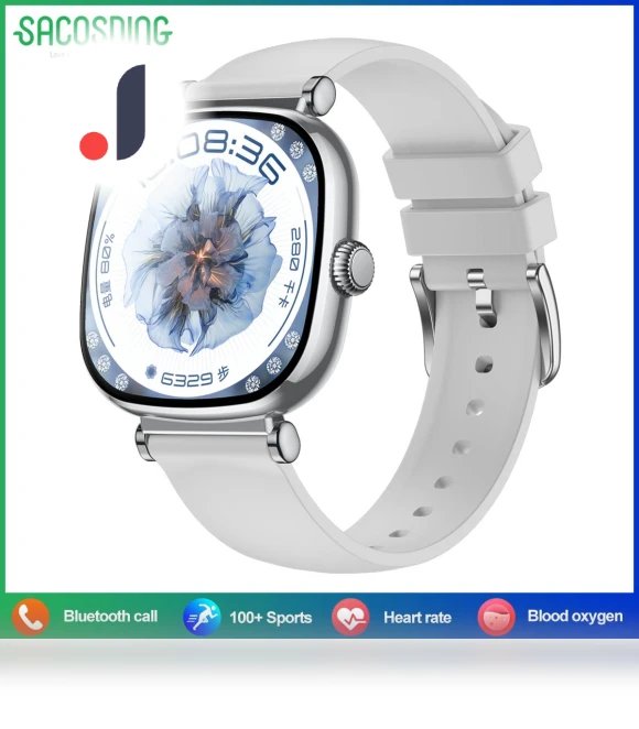 Smart Watch with Bluetooth Call and Voice Assistant — Smartwatches, SACOSDING