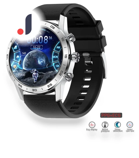 Smart Watch with ECG+PPG — Smartwatches, Tiktop2