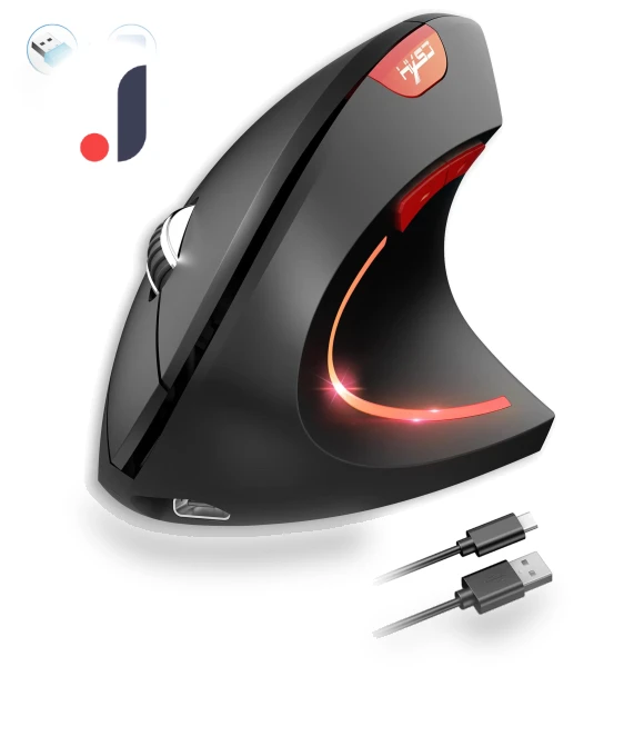Wireless Vertical Mouse — Mouse Pads, YJMP Electronic
