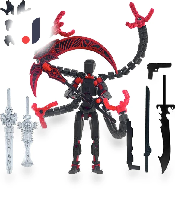 3D-Printed Multi-Jointed Movable Robot — Heroic Collectibles, Independ freedom