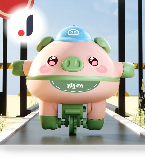 Balancing Robot Gyro Scooter in Pig Shape — Electric Vehicles, Super Go