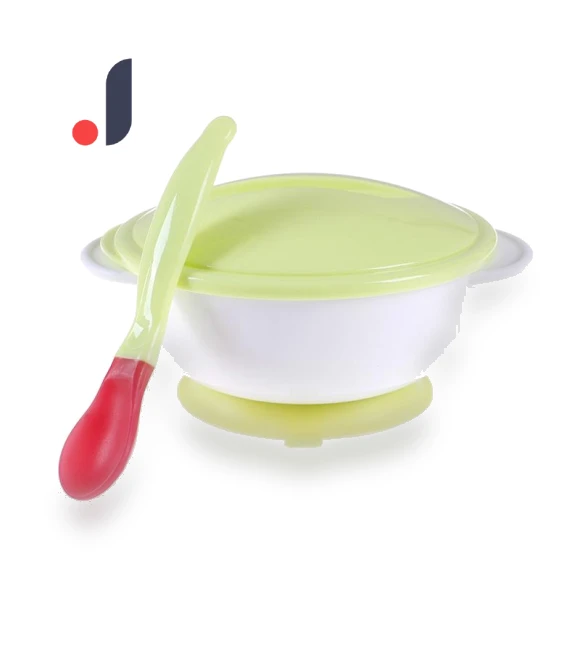Non-slip baby feeding set with sensory spoon — Kids' Utensils, Cool River