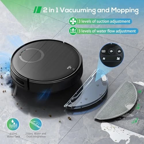 Robot Vacuum and Mop Combo, UMMUND