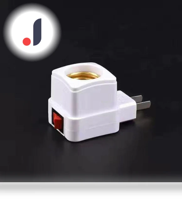 Energy-saving spiral bulb with switchable socket — Light Sockets, AI Supermarket