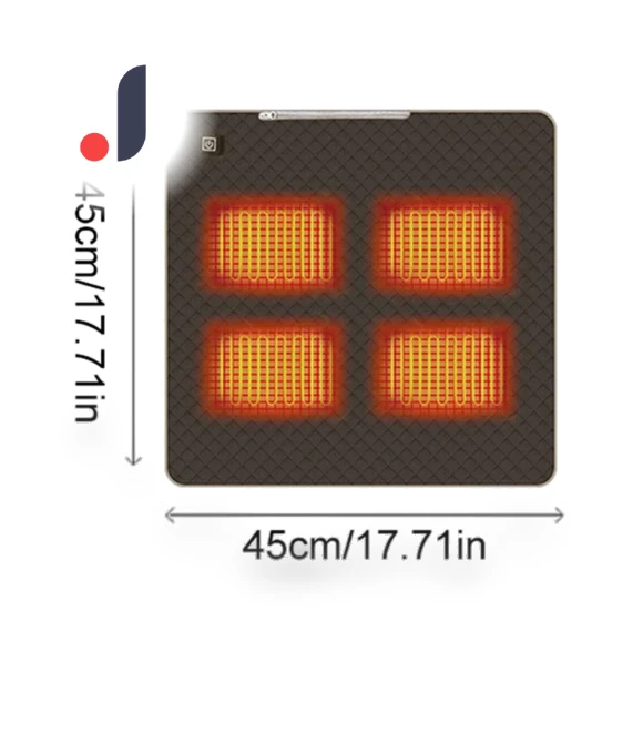 Smart Heated Blanket with 3 Heat Settings — Electric, Auto Accessories Home