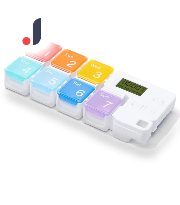 Smart Pill Organizer for 7 Days — Medication Accessories, Chic Home