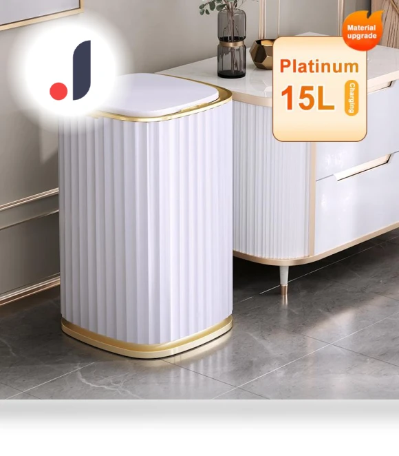 Smart Trash Bin Sensor — Kitchen Cans, Simple and warm