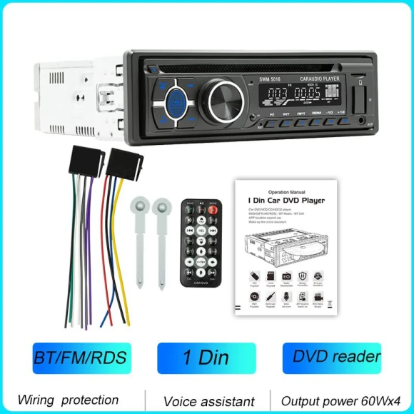 Universal 1 Din BT Car DVD Player, AutoSphere