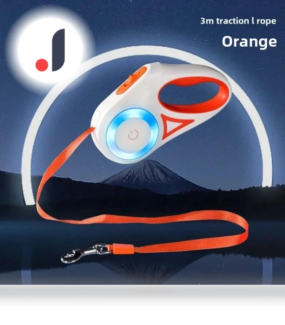 Automatic Retractable LED Dog Leash — Training Leads, Smart Pet Supplies