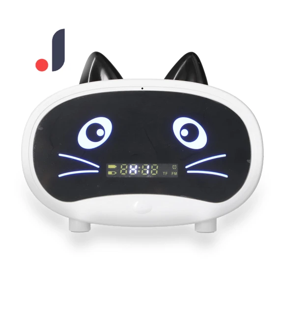 Mini Cartoon Speaker with Cat Ears Design — Alarms & Clocks, Tooarts
