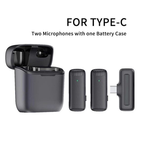 Mini Portable Wireless Lapel Microphone with Noise Cancellation — Microphones, VITA Dogdog Smartwear