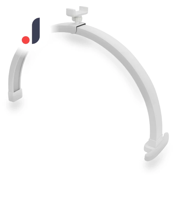 Touch Button Crescent Desk Lamp — Study & Desk Lighting, Tomshine