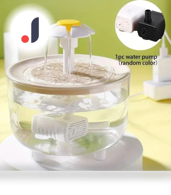 Transparent Pet Drinking Fountain — Fountains, Pet daily necessities