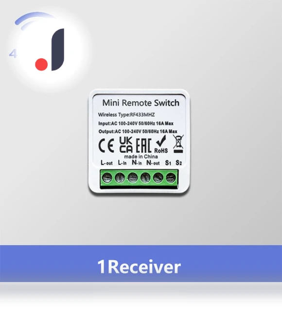 Wireless Relay Switch Receiver — Smart Home Modules, SaiMili Light