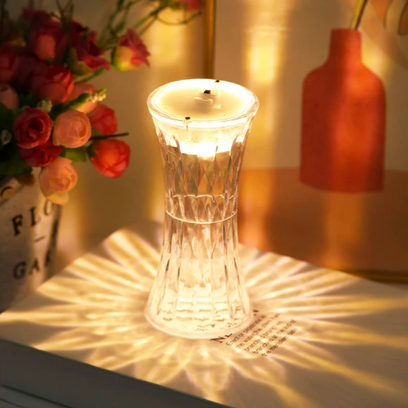 Crystal Table Lamp, Fash