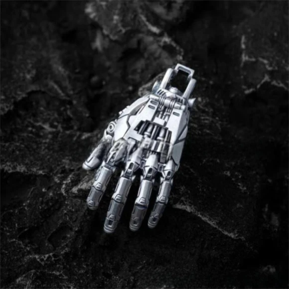 Movable Finger Joints Robot Hand Charm Jewelry, weniaoyao