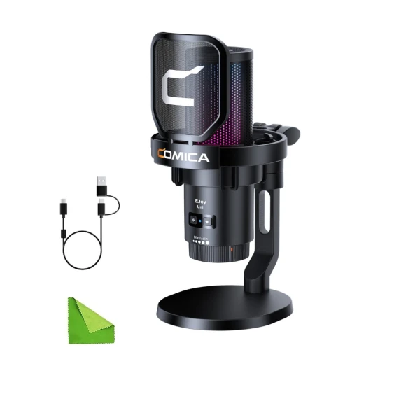 USB Microphone for Computers and Smartphones, Comica