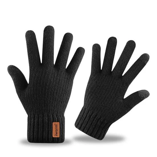 Men's Winter Knitted Touchscreen Gloves — Heated Gloves, Zoeneed