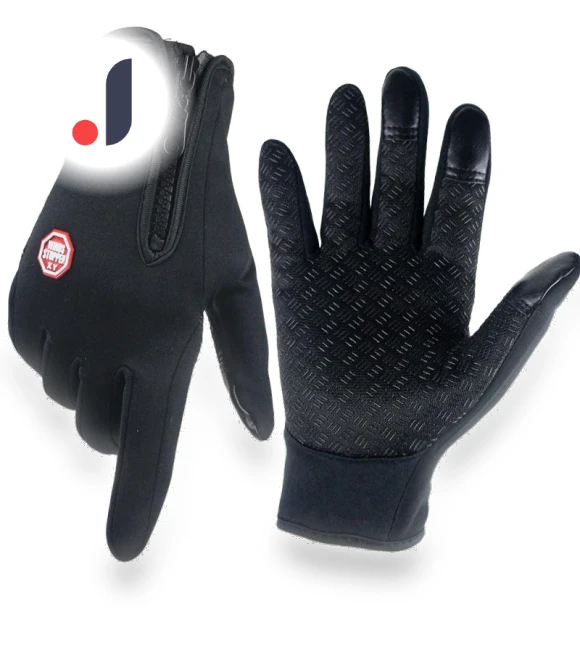 Unisex Touchscreen Winter Thermal Gloves — Gloves & Mittens, Yoghurt