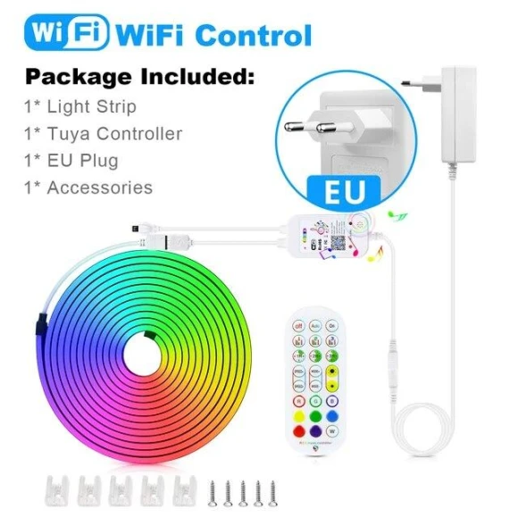Smart Wi-Fi LED Neon Strip — LED Strip Lights, Rybakov Home Lighting