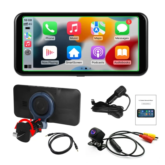 6.25-inch Wireless CarPlay Android Auto Multimedia Video Player — Car Infotainment System, JOHO - CarGear